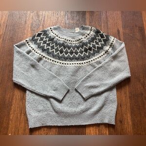 Cozy Gray Knit Sweater